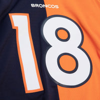 Denver Broncos Peyton Manning Navy/Orange 2015 Split Legacy Replica Jersey