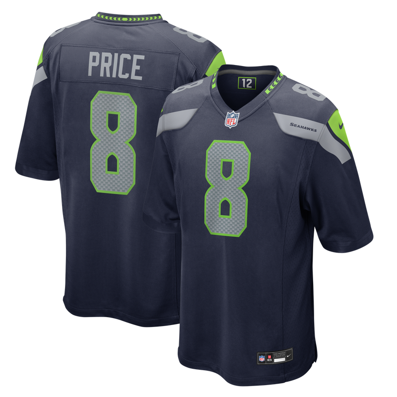Seattle Seahawks Jadarian Price College Navy 2026 NFL Draft First Round Pick No. 32 Team Game Jersey