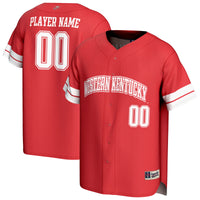 Western Kentucky Hilltoppers NIL Pick-A-Player Baseball Lightweight Jersey - Red