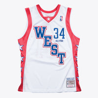 NBA 2004 West Shaquille ONeal Authentic All-Star Jersey - White