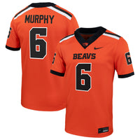 Maalik Murphy Oregon State Beavers Home NIL Football Game Jersey - Orange