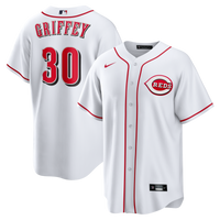 Cincinnati Reds Ken Griffey Jr. White Home Retired Player Replica Jersey