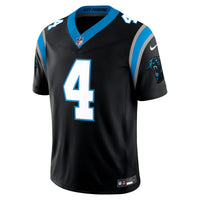 Carolina Panthers Tetairoa McMillan Black Team Stitched Limited Jersey