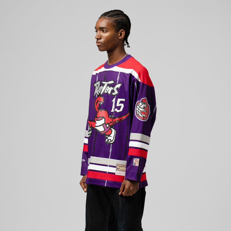 Vince Carter Purple Toronto Raptors Maxxed Out Fashion Hockey Jersey