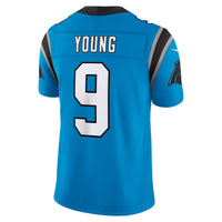 Carolina Panthers Bryce Young Blue Alternate Stitched Limited Jersey