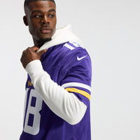 Minnesota Vikings Justin Jefferson Purple Team Stitched Limited Jersey
