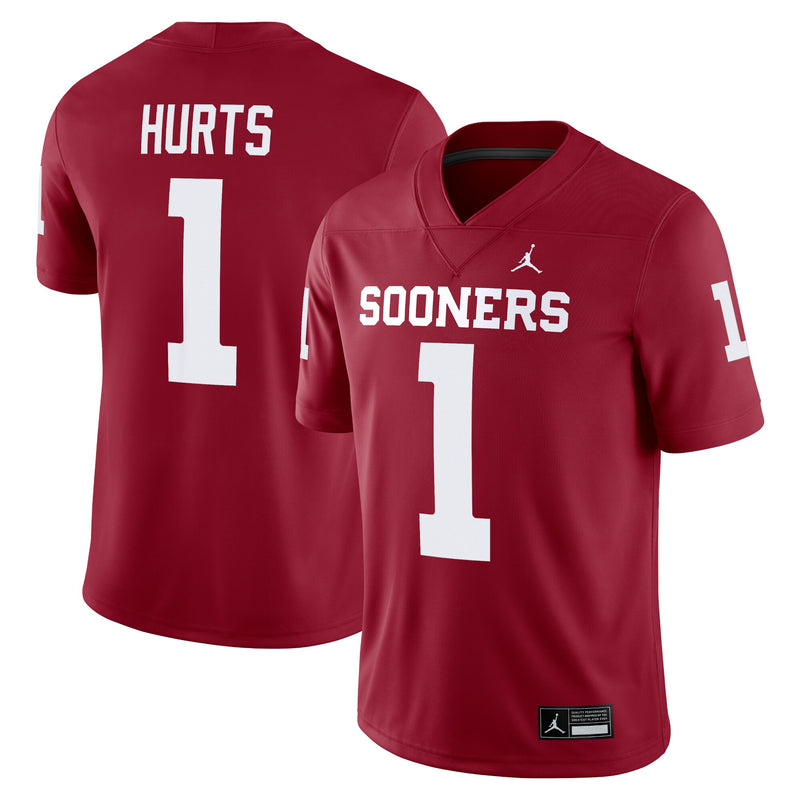 Jalen Hurts Oklahoma Sooners Alumni Player Game Jersey - Crimson