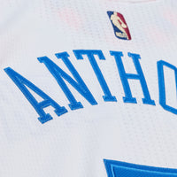 Carmelo Anthony White New York Knicks 2015-16 Hardwood Classics Authentic Jersey
