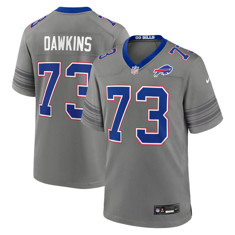 Buffalo Bills Dion Dawkins Gray Nickel City Game Jersey