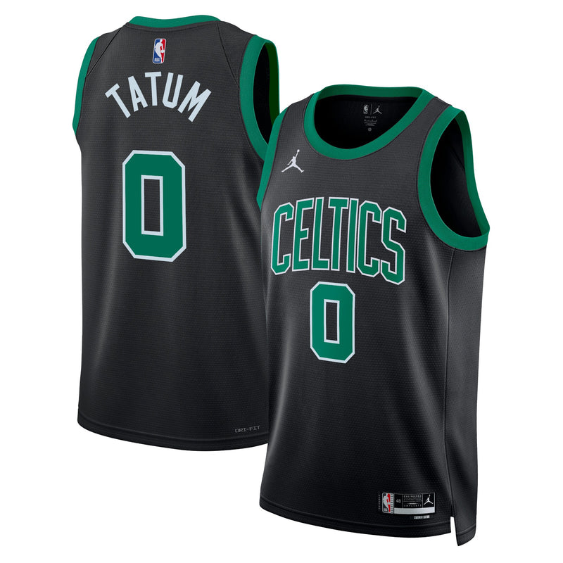 Boston Celtics Statement Edition Swingman Jersey - Black - Jayson Tatum
