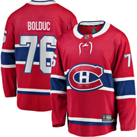 Montreal Canadiens Zack Bolduc Red Home Breakaway Jersey