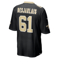New Orleans Saints Drew Desjarlais Black Game Player Jersey