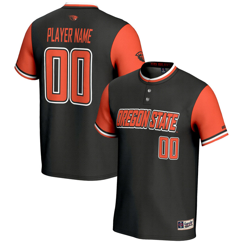 Oregon State Beavers NIL Pick-A-Player Lightweight Softball Jersey - Black