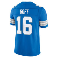 Detroit Lions Jared Goff Blue Team Stitched Limited Jersey
