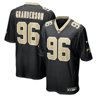 New Orleans Saints Carl Granderson Black Game Jersey