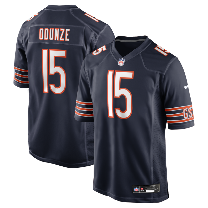 Chicago Bears Rome Odunze Navy Player Game Jersey