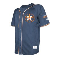 Houston Astros Navy Team Color Full-Button Fashion Jersey