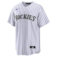Colorado Rockies Charlie Blackmon White Home Replica Player Name Jersey