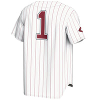 #1 UChicago Maroons Lightweight Baseball Fashion Jersey - White