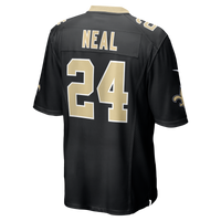 New Orleans Saints Devin Neal Black Team Game Jersey