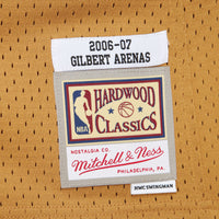 Washington Wizards Gilbert Arenas 2006 Authentic Jersey - Gold