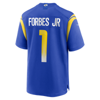 Los Angeles Rams Emmanuel Forbes Jr. Royal Team Game Jersey