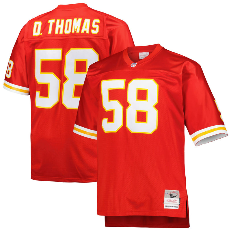 Kansas City Chiefs Derrick Thomas Red Big & Tall 1994 Retired Player Replica Jersey