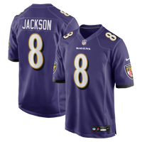 Baltimore Ravens Lamar Jackson Purple Game Jersey