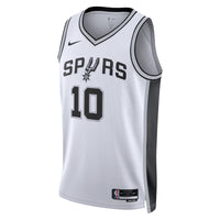 San Antonio Spurs Association Edition Swingman Jersey - White - Jeremy Sochan