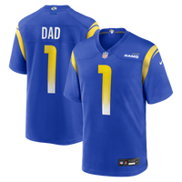 Los Angeles Rams Number 1 Dad Royal Game Jersey