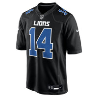 Detroit Lions Amon-Ra St. Brown Carbon Black Carbon Fashion Jersey