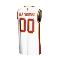 USC Trojans Lightweight Collegiate Basketball NIL Pick-A-Player Fashion Jersey - White