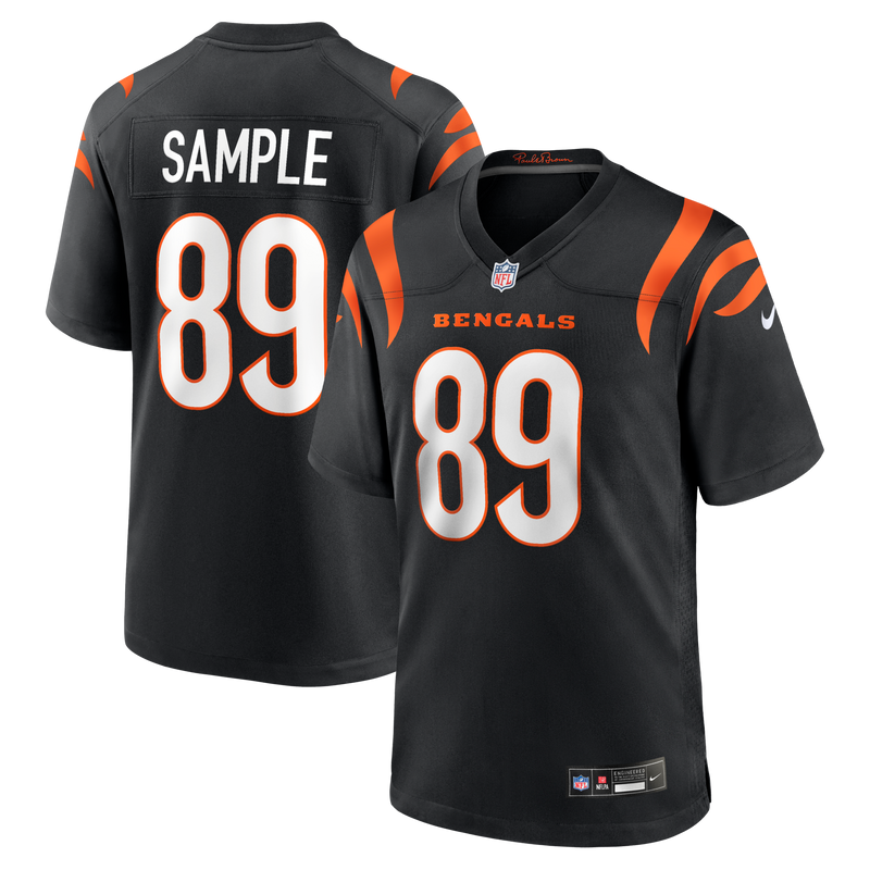 Cincinnati Bengals Drew Sample Black Game Jersey
