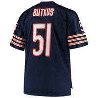 Chicago Bears Dick Butkus Navy Big & Tall 1966 Retired Player Replica Jersey
