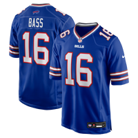 Buffalo Bills Tyler Bass Royal Team Game Jersey