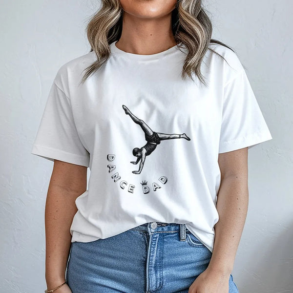 Dance Dad T-Shirt | Gymnast Graphic Sweatshirt | Premium Cotton Blend | Father's Day Gift for Proud Dads