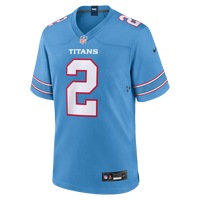 Tennessee Titans Tyjae Spears Light Blue Game Jersey