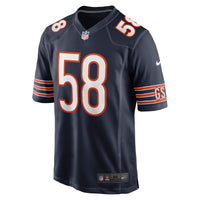 Chicago Bears Darnell Wright Navy Game Jersey