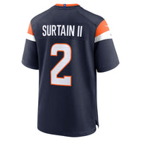 Denver Broncos Patrick Surtain II Navy Alternate Game Jersey