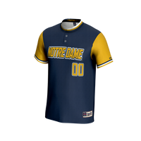 Notre Dame Fighting Irish NIL Pick-A-Player Lightweight Softball Jersey - Navy