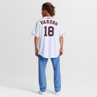 Houston Astros Daulton Varsho White Home Replica Jersey
