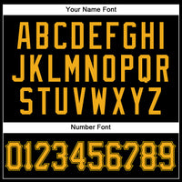 Custom Baseball Jersey - Black Gold Authentic