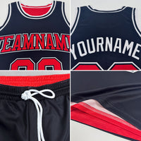 Custom Basketball Jersey - Reversible Black Purple-White Double Side Sublimation Set