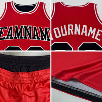 Custom Basketball Jersey - Reversible Maroon White-Black Double Side Sublimation Set