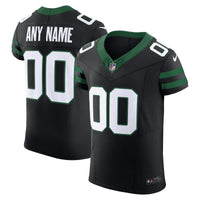New York Jets Legacy Black Alternate Elite Custom Jersey