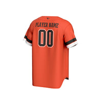 Oregon State Beavers Personalized Collegiate Baseball Fashion Jersey - Orange