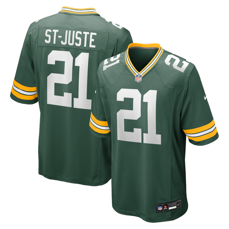 Green Bay Packers Benjamin St-Juste Green Team Game Jersey