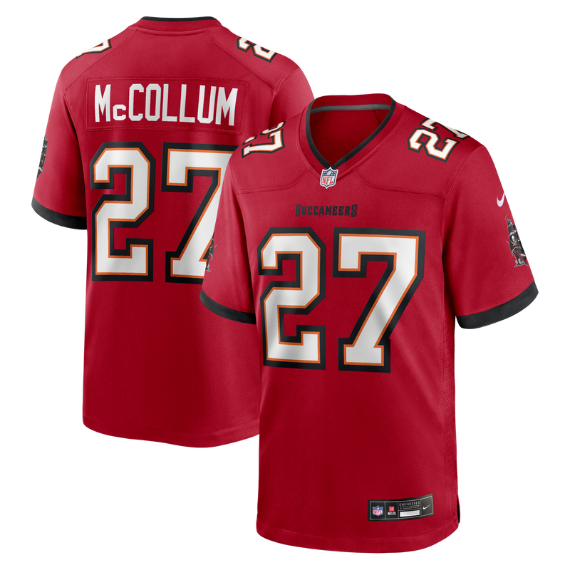 Tampa Bay Buccaneers Zyon McCollum Red Game Player Jersey