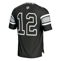 #12 Texas A&M Aggies Football Lightweight Fashion Jersey - Black