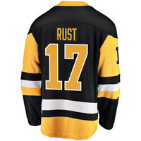 Pittsburgh Penguins Bryan Rust Black Home Breakaway Player Jersey